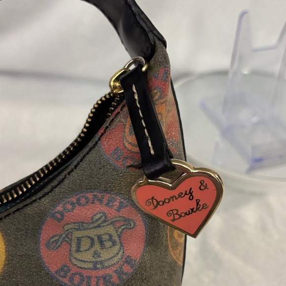 Dooney & Bourke Multicolor Logo Hobo Bag - EUC - Picture 7 of 10